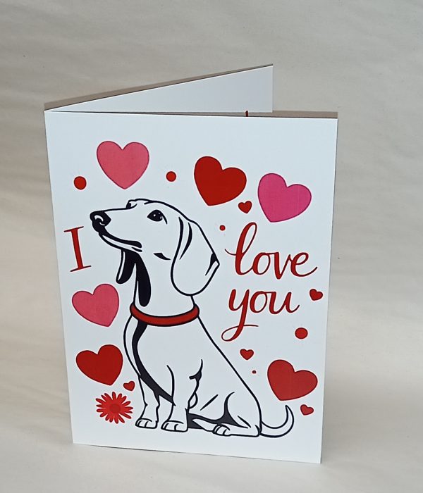I love you card download and  print yourself - Image 2