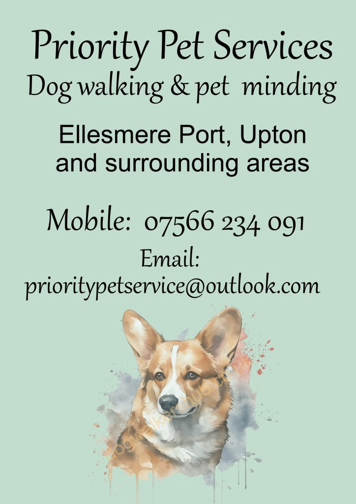 Priority Pet services dog walking service in Cheshire