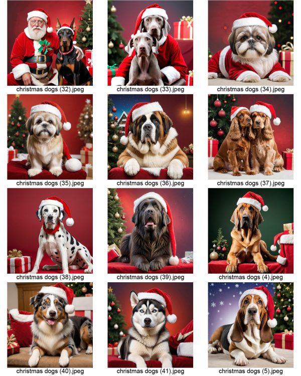 Cute Christmas Dog Images to download for your projects - Image 14